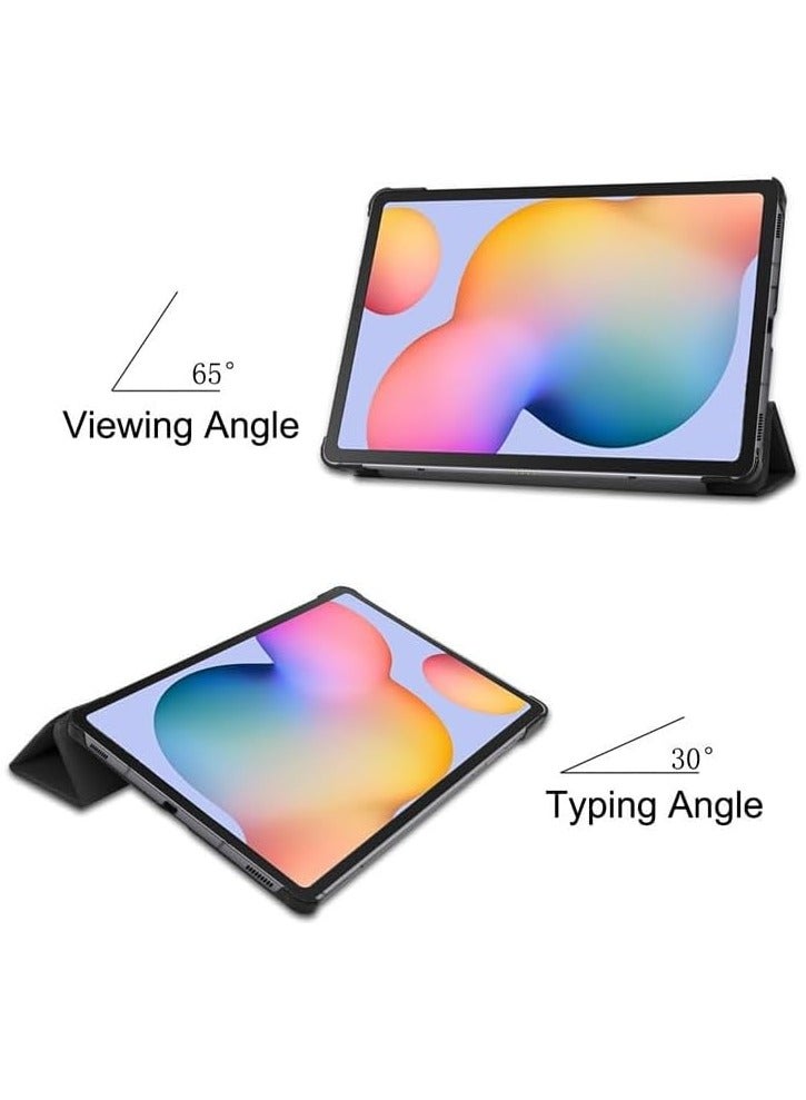 Case Compatible with Suitable for Huawei MatePad SE 11 Inch 2024,Foldable TPU Anti-yellowing Protective Case (Black) - Image 2